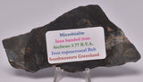 MICROBIALITE  STROMATOLITE, Isua banded iron, 3.77 B.Y.A. Greenland S903