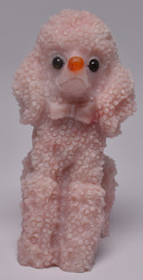 PINK OPAL POODLE CARVING P983