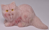 PINK OPAL PERSIAN CAT CARVING P1000