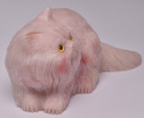 PINK OPAL PERSIAN CAT CARVING P1000