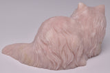 PINK OPAL PERSIAN CAT CARVING P1000