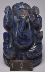 SODALITE GANESHA CARVING P987