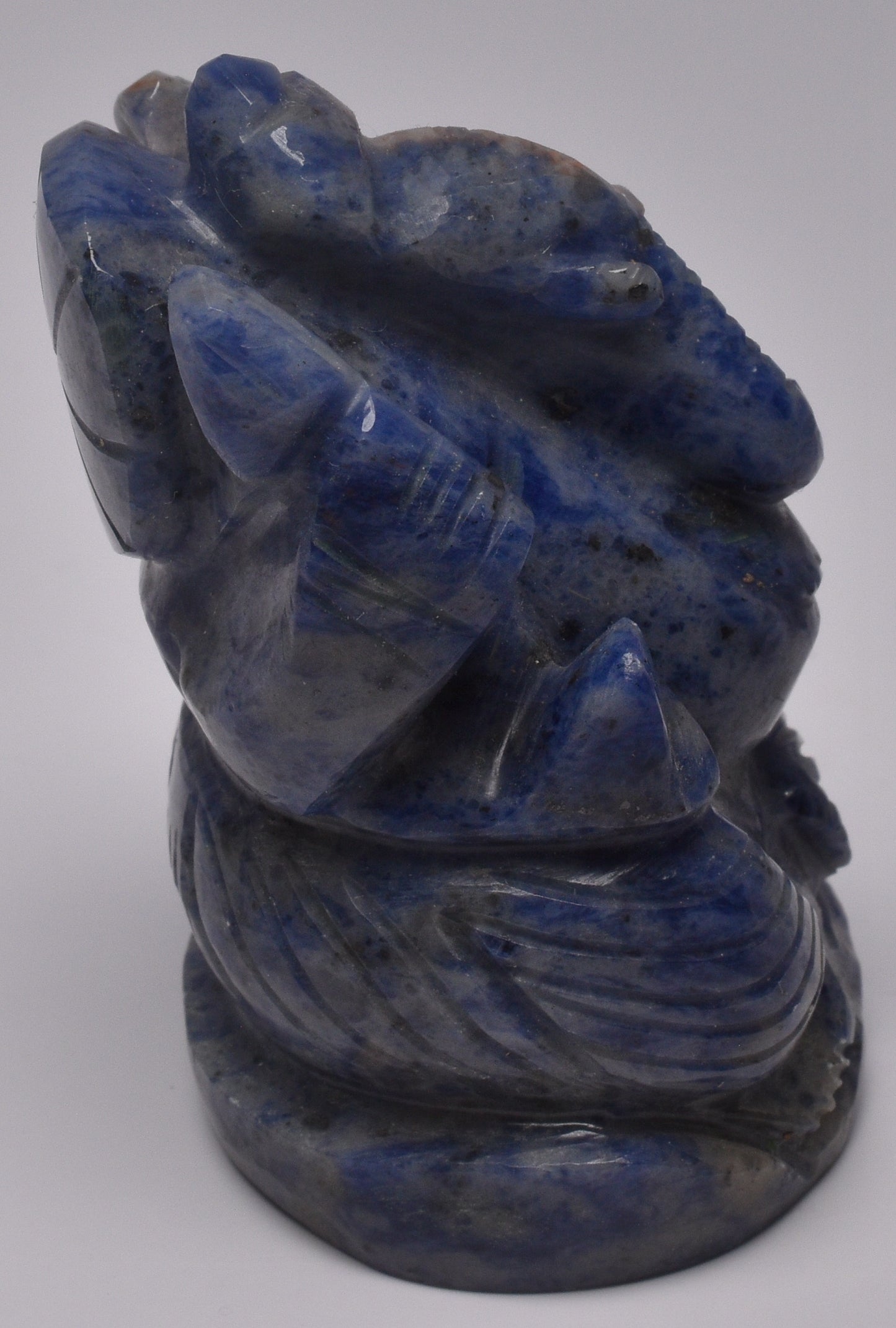 SODALITE GANESHA CARVING P987