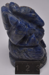 SODALITE GANESHA CARVING P987
