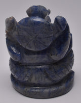 SODALITE GANESHA CARVING P987