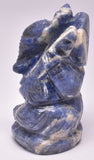 SODALITE GANESHA CARVING P989