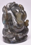 LABRADORITE GANESHA CARVING P990