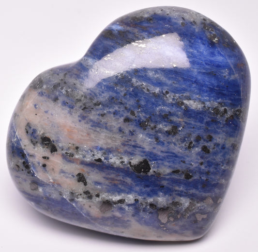 SODALITE CRYSTAL HEART CARVINGS P1001