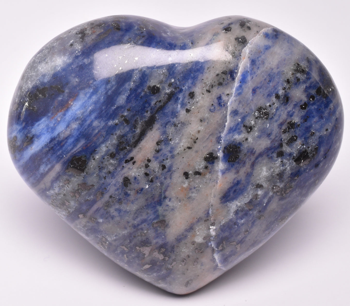 SODALITE CRYSTAL HEART CARVINGS P1001