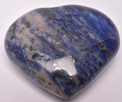 SODALITE CRYSTAL HEART CARVINGS P1001