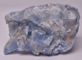 BLUE CALCITE CRYSTAL IN NATURAL FORM R04