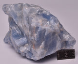 BLUE CALCITE CRYSTAL IN NATURAL FORM R04