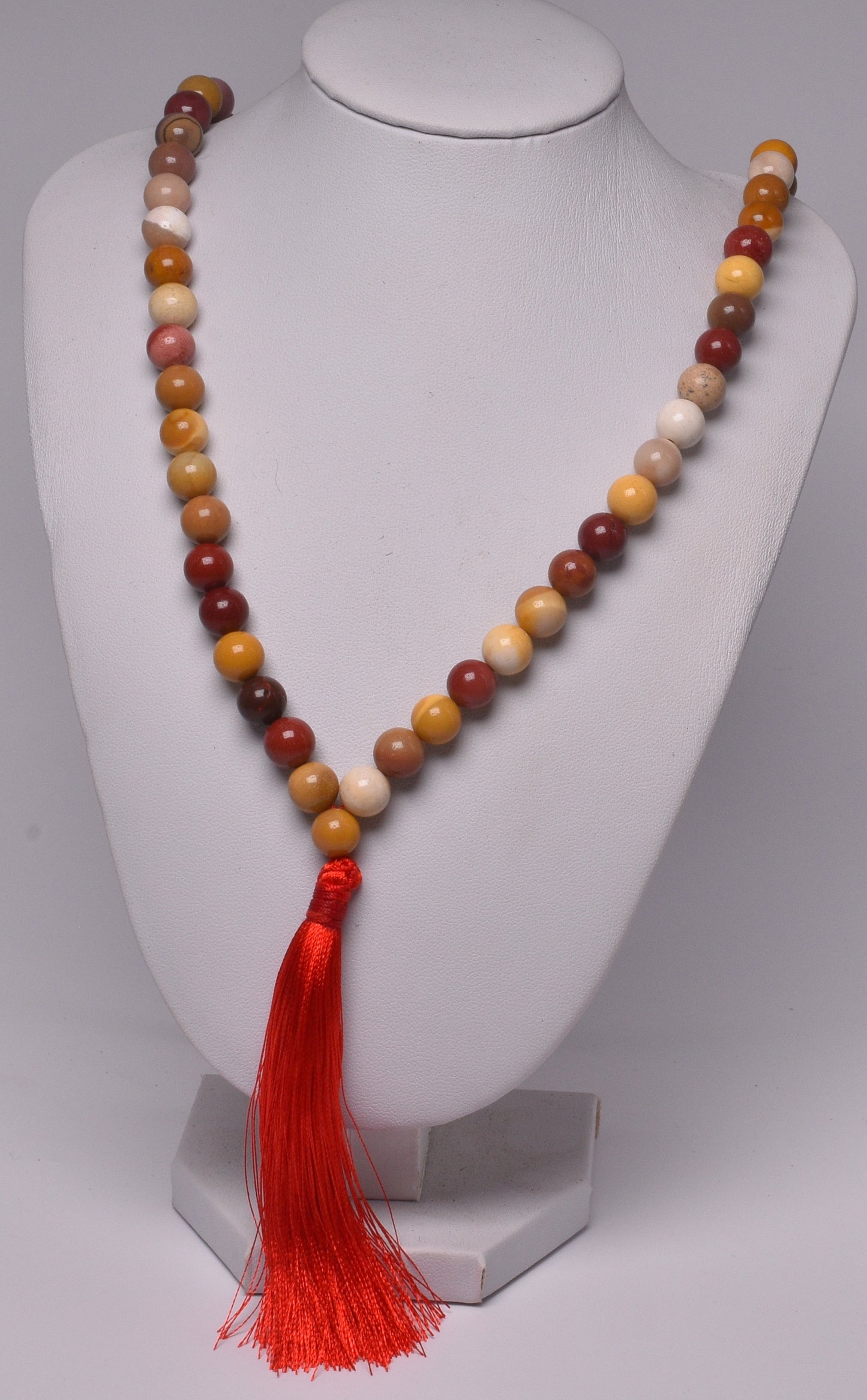 MOOKAITE CRYSTAL MALA BEADS J64