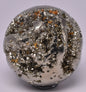 PYRITE CARVED SPHERE P1020