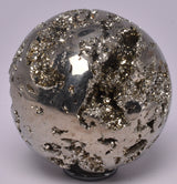 PYRITE CARVED SPHERE P788