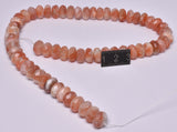 SUNSTONE 64 FACETED BEADS P1027