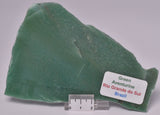 GREEN AVENTURINE SLICE, BRAZIL S1035