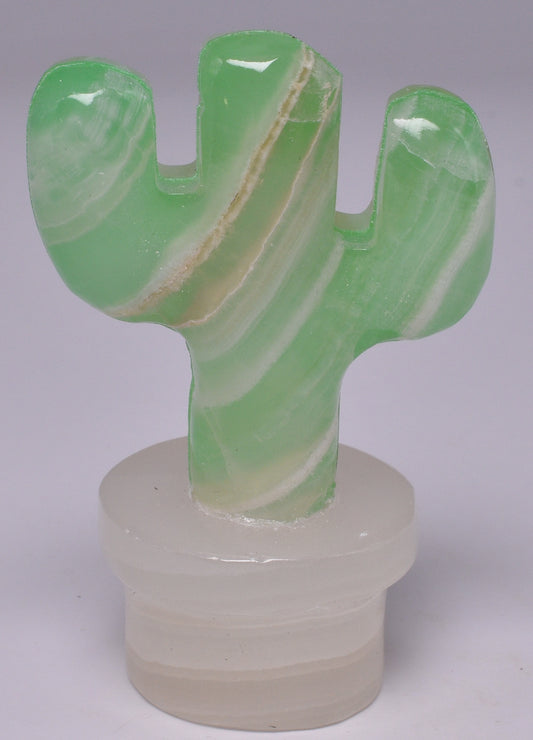 ONYX CACTUS CARVING 6 CM P894