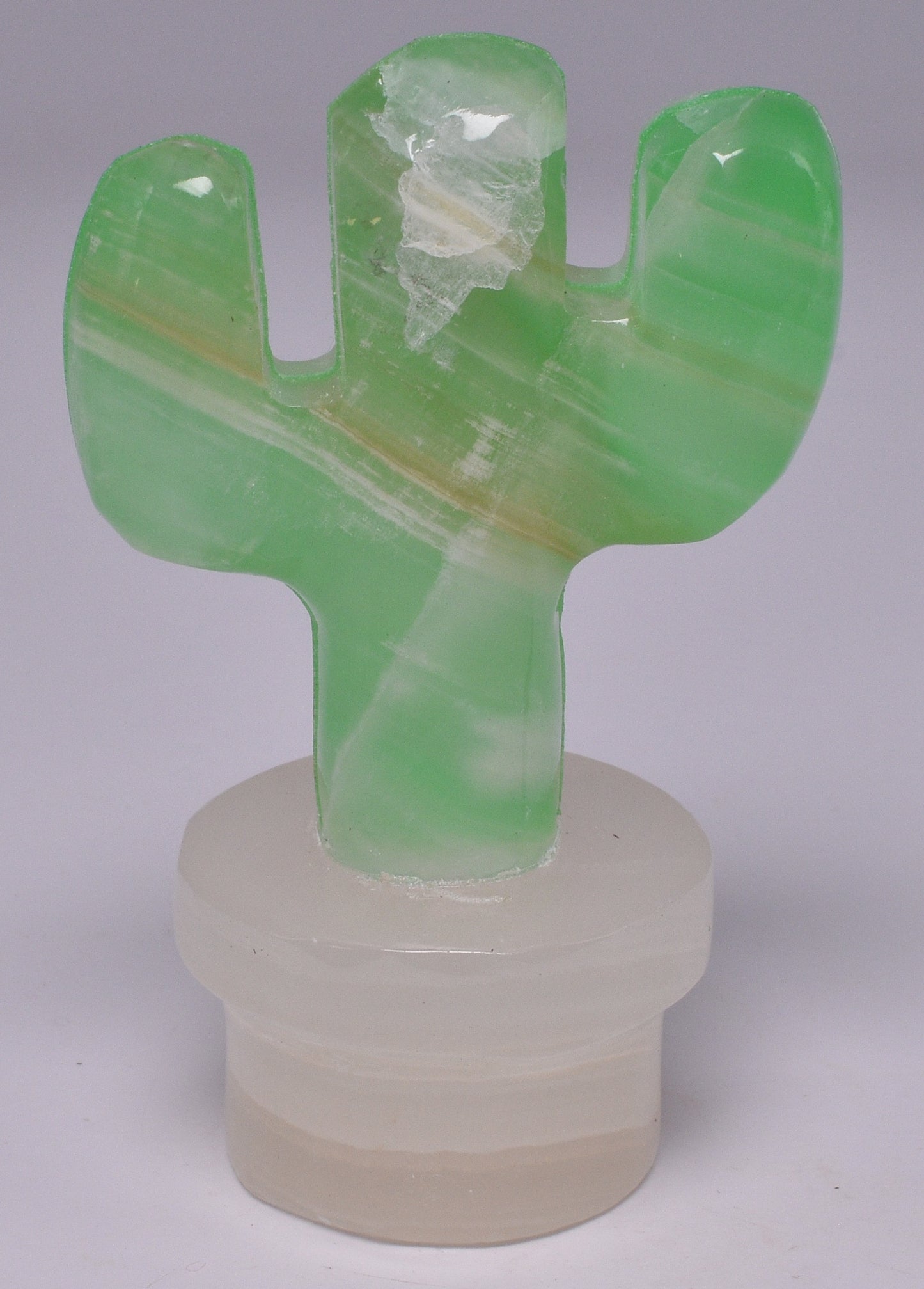 ONYX CACTUS CARVING 6 CM P894