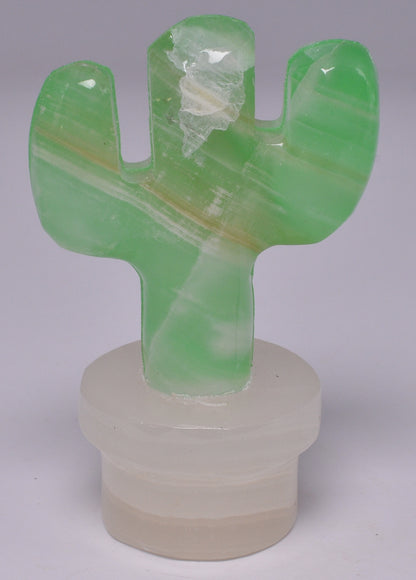 ONYX CACTUS CARVING 6 CM P894