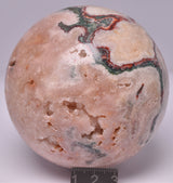 PINK AMETHYST SPHERE 9 CM P212