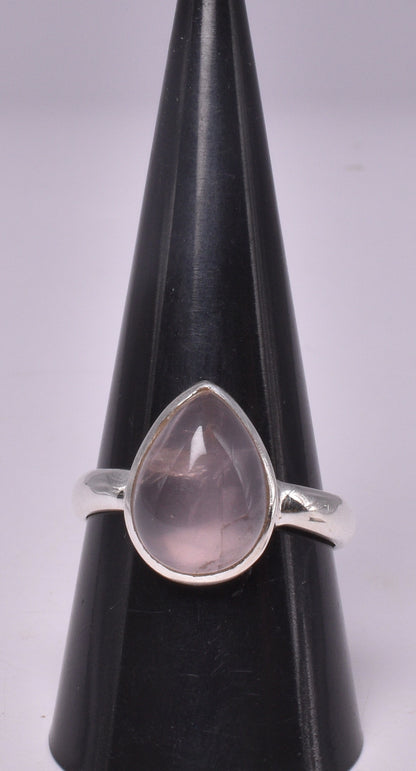ROSE QUARTZ RING J196