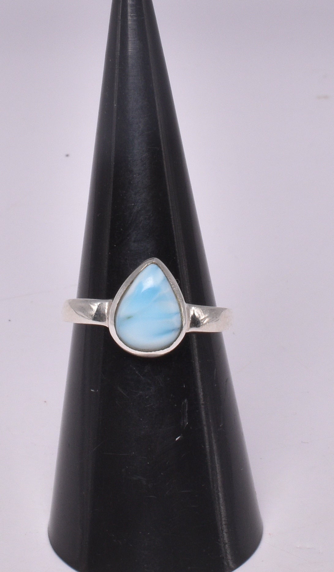 LARIMAR RING set in STERLING SILVER, SIZE N/7 J200
