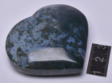 MOSS AGATE HEART P543