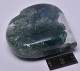 MOSS AGATE HEART P542