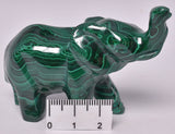 MALACHITE CRYSTAL ELEPHANT CARVING P810