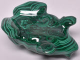 MALACHITE CRYSTAL FROG CARVING P827