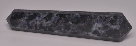 MYSTIC MERLINITE CRYSTAL DOUBLE POINT WAND P606