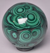 MALACHITE CRYSTAL SPHERE P589