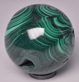 MALACHITE CRYSTAL SPHERE P589