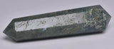 MOSS AGATE DOUBLE POINT WAND P613