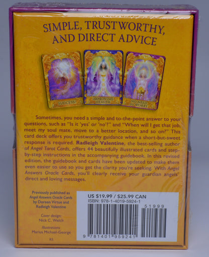 ANGEL ANSWERS ORACLE CARDS by Radleigh Valentine B24