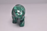 MALACHITE CRYSTAL BEAR CARVING P498