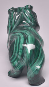 MALACHITE CRYSTAL LION CARVING P834