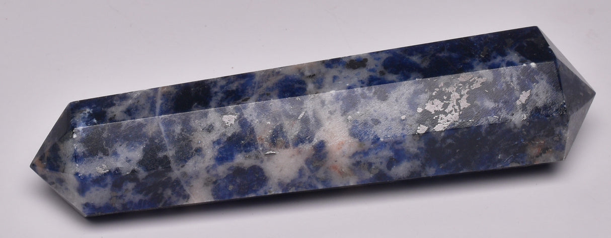 SODALITE DOUBLE POINT WAND P841