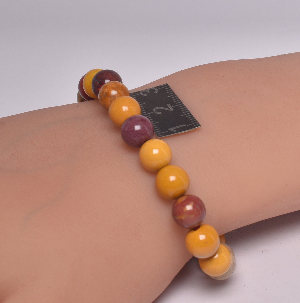 MOOKAITE POLISHED CRYSTAL BRACELET J240
