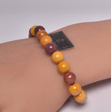 MOOKAITE POLISHED CRYSTAL BRACELET J240