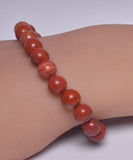 RED JASPER POLISHED CRYSTAL BRACELET J243