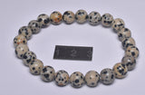 DALMATION JASPER CRYSTAL BRACELET J248