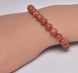 GOLDSTONE BEADED CRYSTAL BRACELET J251