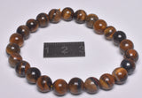 TIGER EYE POLISHED CRYSTAL BRACELET J259