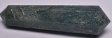 MOSS AGATE DOUBLE POINT WAND P145