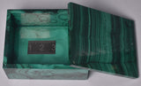 MALACHITE TRINKET BOX P466