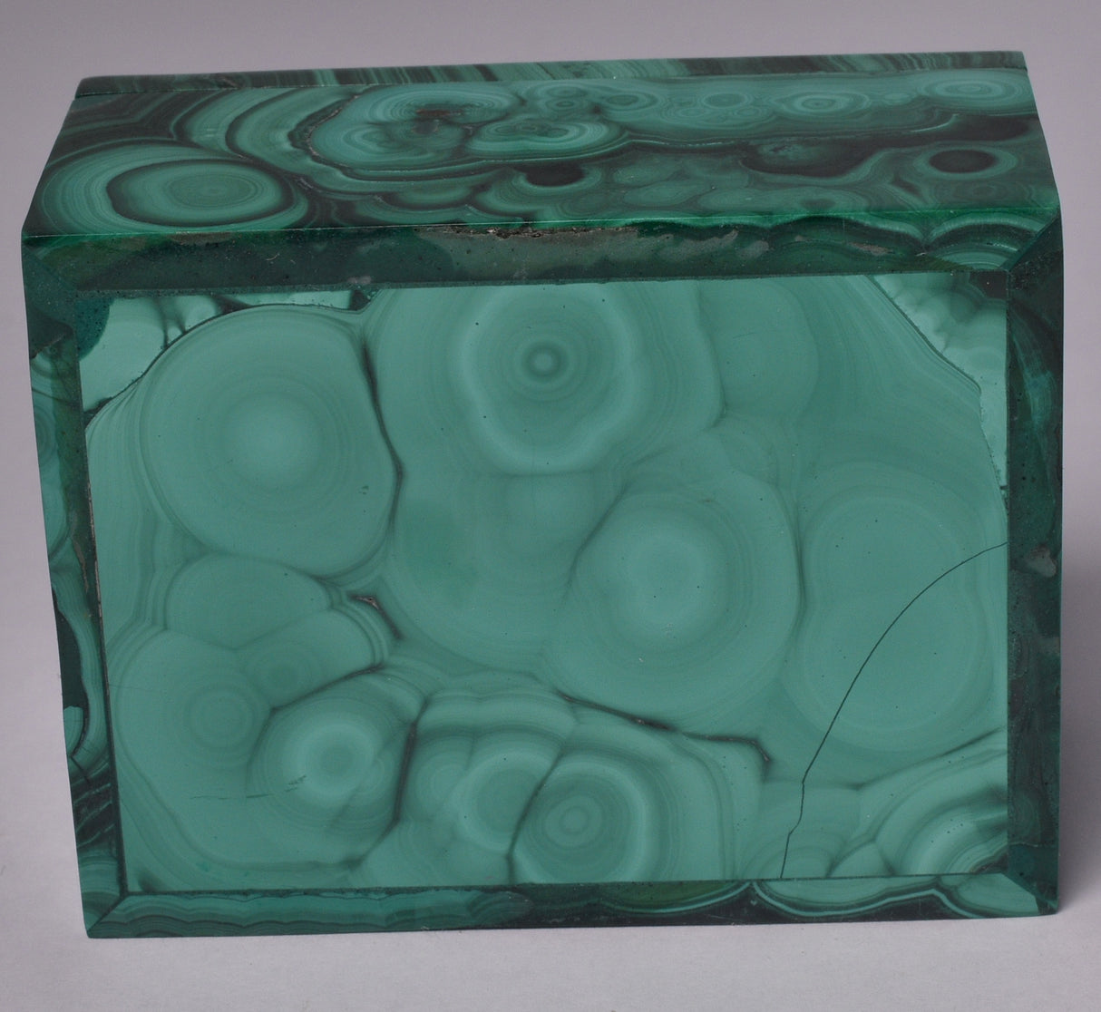 MALACHITE TRINKET BOX P466
