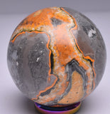 BumbleBee Jasper Polished Crystal Sphere, INDONESIA P746