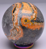 BumbleBee Jasper Polished Crystal Sphere, INDONESIA P746
